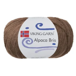 Viking Garn Alpaca Bris 50 g lys brun 309