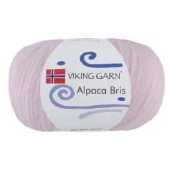 Viking Garn Alpaca Bris 50 g lyselilla 367
