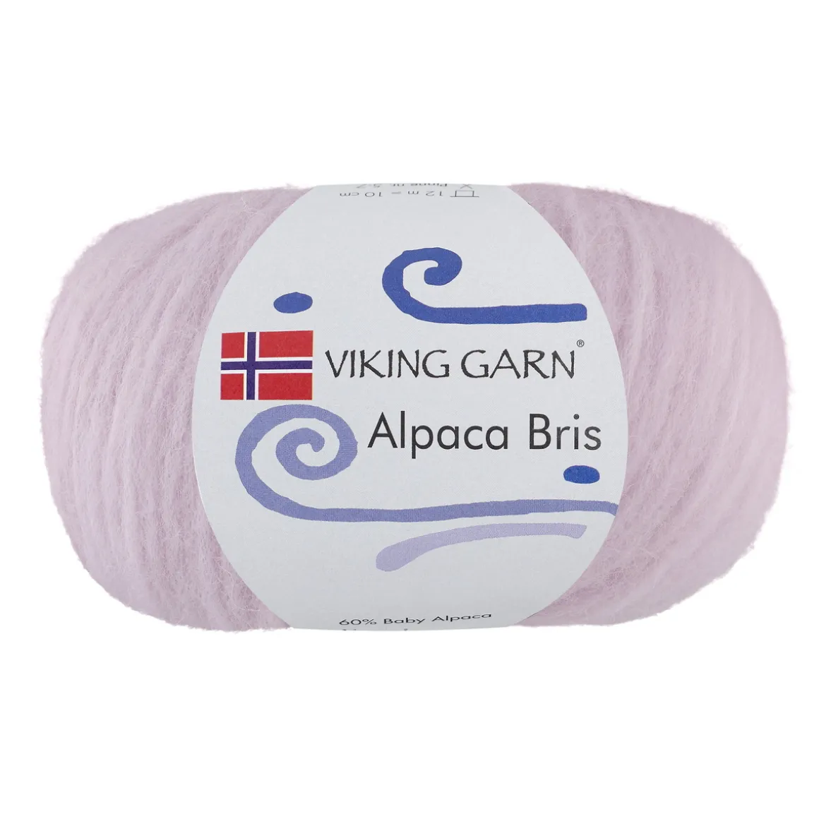 Viking Garn Alpaca Bris 50 g lyselilla 367