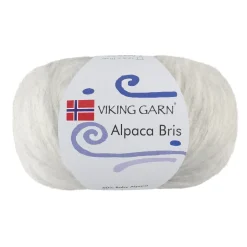 Viking Garn Alpaca Bris 50 g perlegrå 312