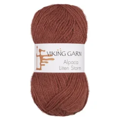 Viking Garn Alpaca Liten Storm 50 g gråblå 723