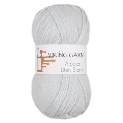 Viking Garn Alpaca Liten Storm 50 g jeansblå 727