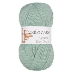 Viking Garn Alpaca Liten Storm 50 g lys petroleum 731