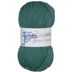 Viking Garn Alpaca Storm 50 g blågrønn 534