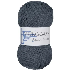 Viking Garn Alpaca Storm 50 g jeansblå 527