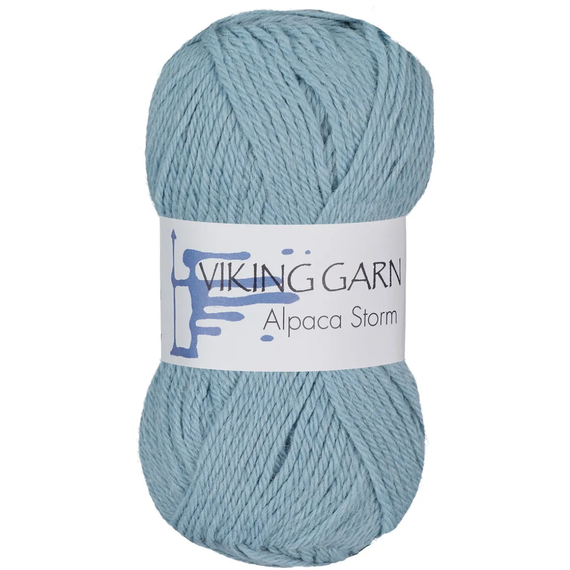 Viking Garn Alpaca Storm 50 g lys blå 522