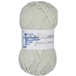 Viking Garn Alpaca Storm 50 g perlegrå 512