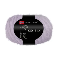 Viking Garn Kid-Silk 25 g lyselilla 367