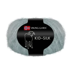 Viking Garn Kid-Silk 25 g støvpetroleum 314