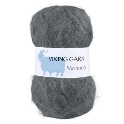 Viking Garn Mohrino 50 g grå 515