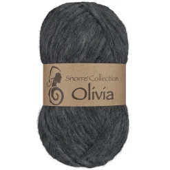 Viking Garn Olivia 50 g antrasittgrå