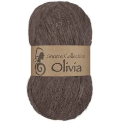 Viking Garn Olivia 50 g brun