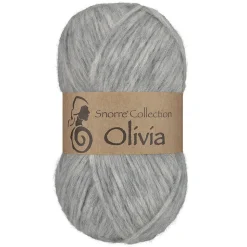 Viking Garn Olivia 50 g grå