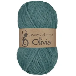 Viking Garn Olivia 50 g jadegrønn