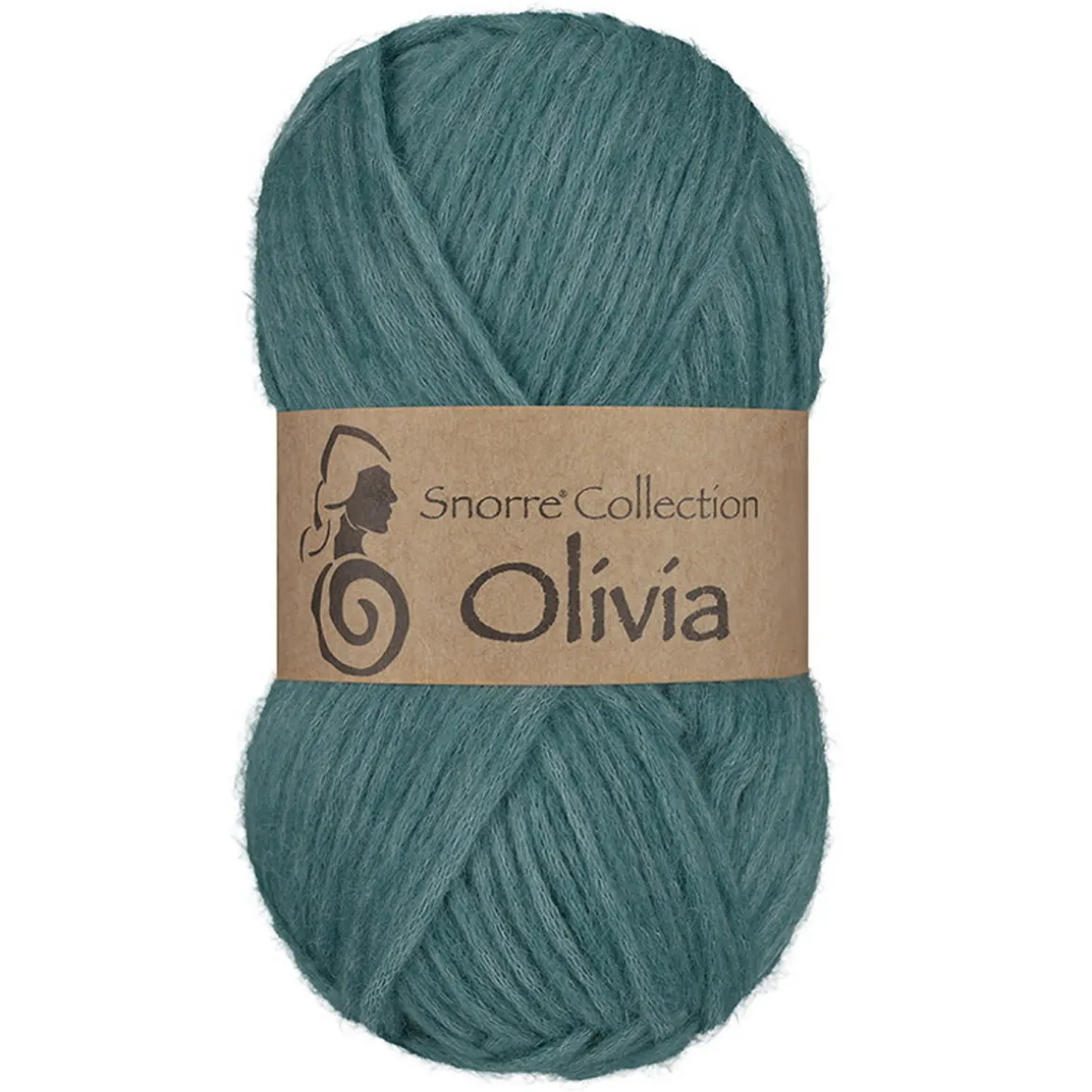 Viking Garn Olivia 50 g jadegrønn