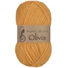 Viking Garn Olivia 50 g mørkegul