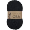 Viking Garn Olivia 50 g svart
