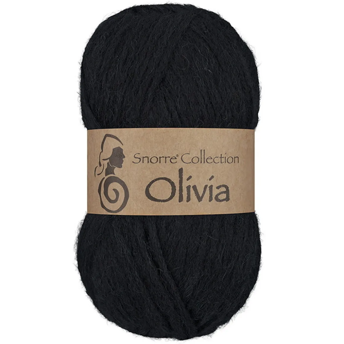 Viking Garn Olivia 50 g svart