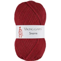 Viking Garn Snorre 100 g mørkerød 265