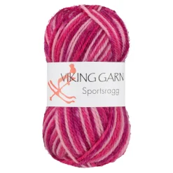Viking Garn Sportsragg 50 g rosa/cerise 564
