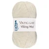 Viking Garn Wool 50 g hvit 500