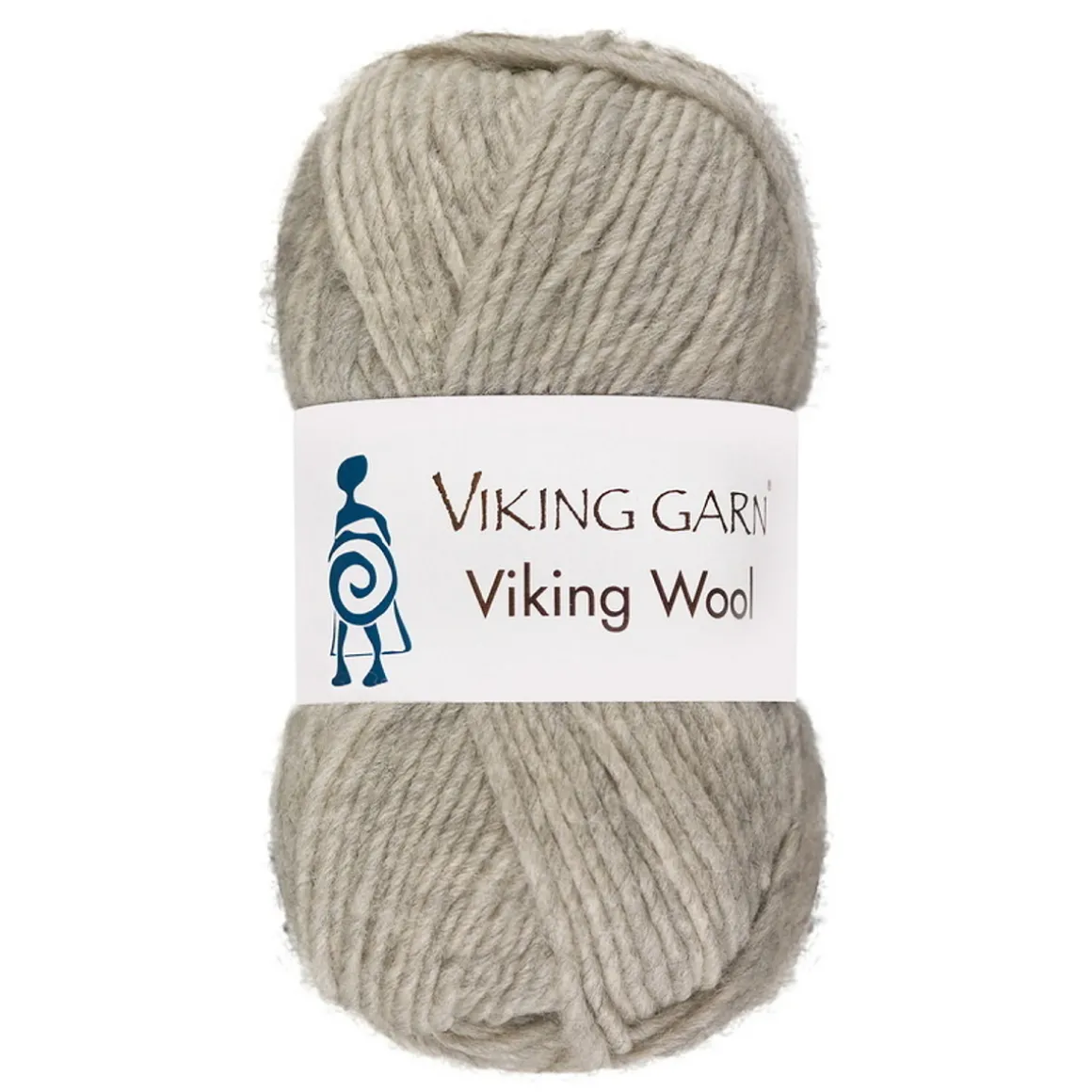 Viking Garn Wool 50 g lysegrå 512
