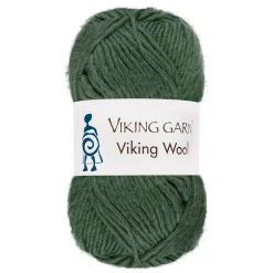 Viking Garn Wool 50 g mørkegrønn 534
