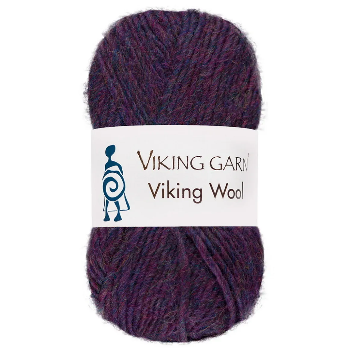 Viking Garn Wool 50 g mørkelilla 569