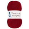 Viking Garn Wool 50 g rød 560