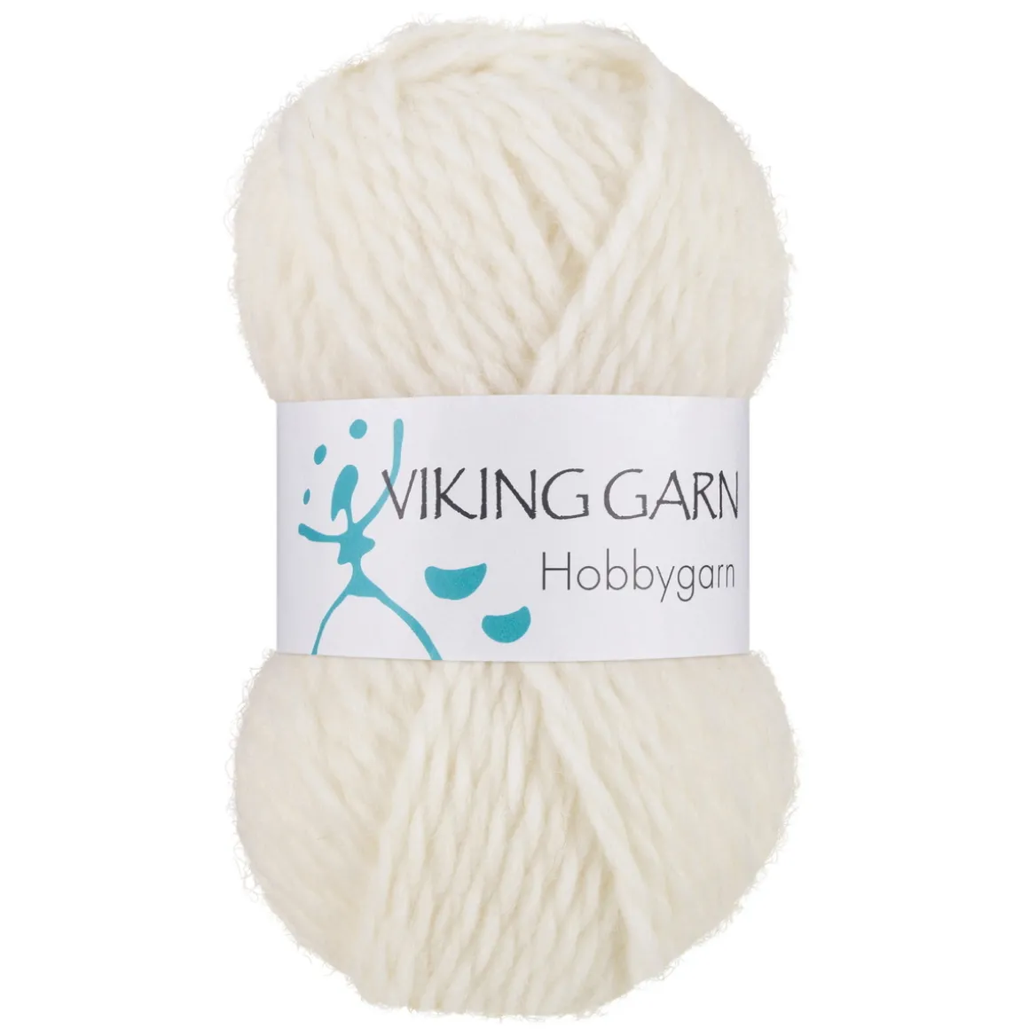 Viking Hobbygarn 50 g hvit 900