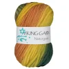 Viking Naturgarn 50 g gul/grønn 634