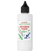 Vindusmaling 85 ml hvit glitter