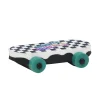 Viskelær skateboard med rutemønster 5×3×1 cm