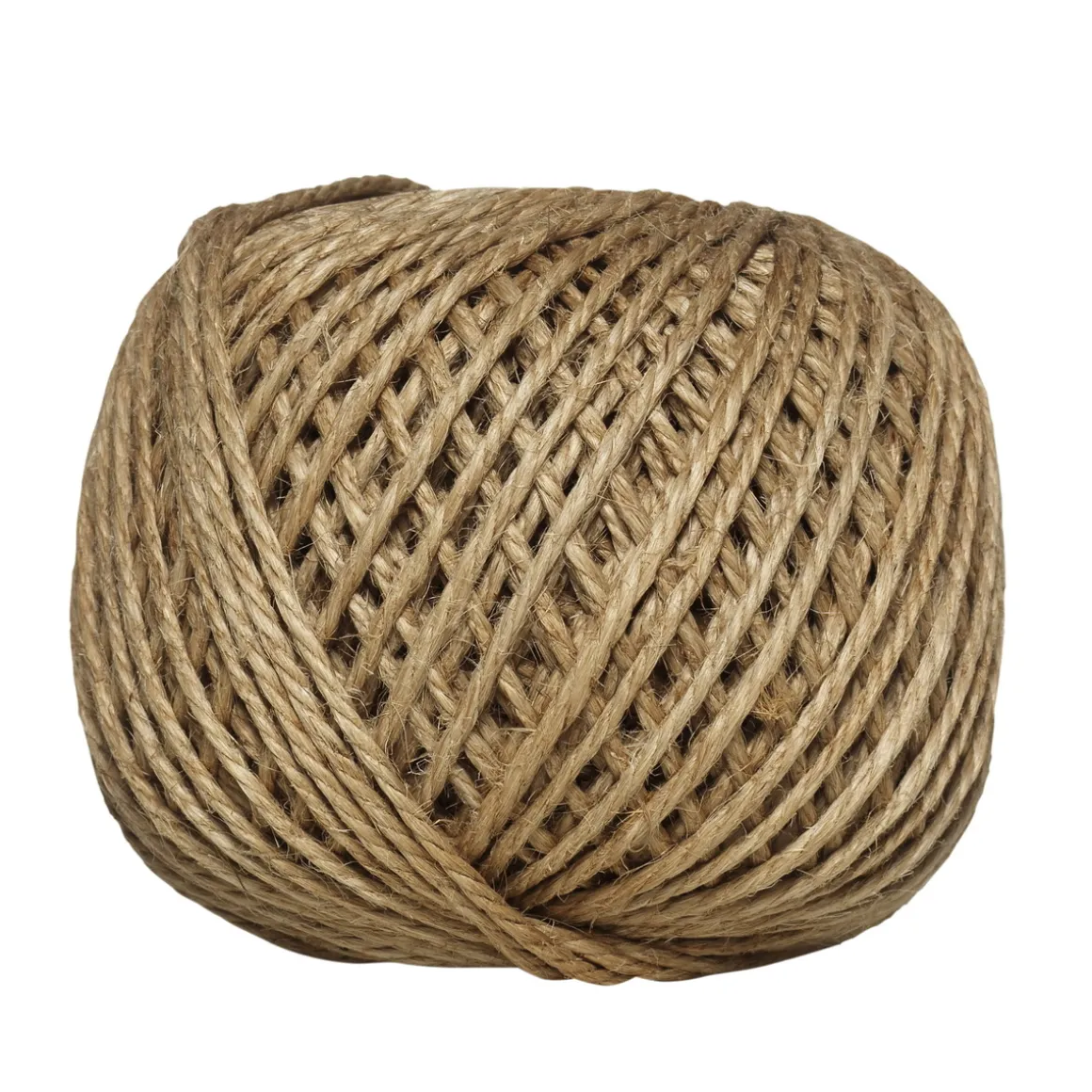 Vokset hampegarn 3 mm 75 m natur