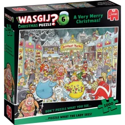 Wasgij puslespill #6 Christmas – A Very Merry Christmas! 1000 biter, 68x49 cm