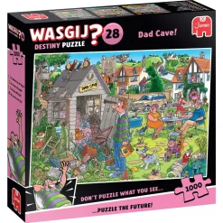 Wasgij puslespill #28 Dad Cave! 1000 biter, 68x49 cm