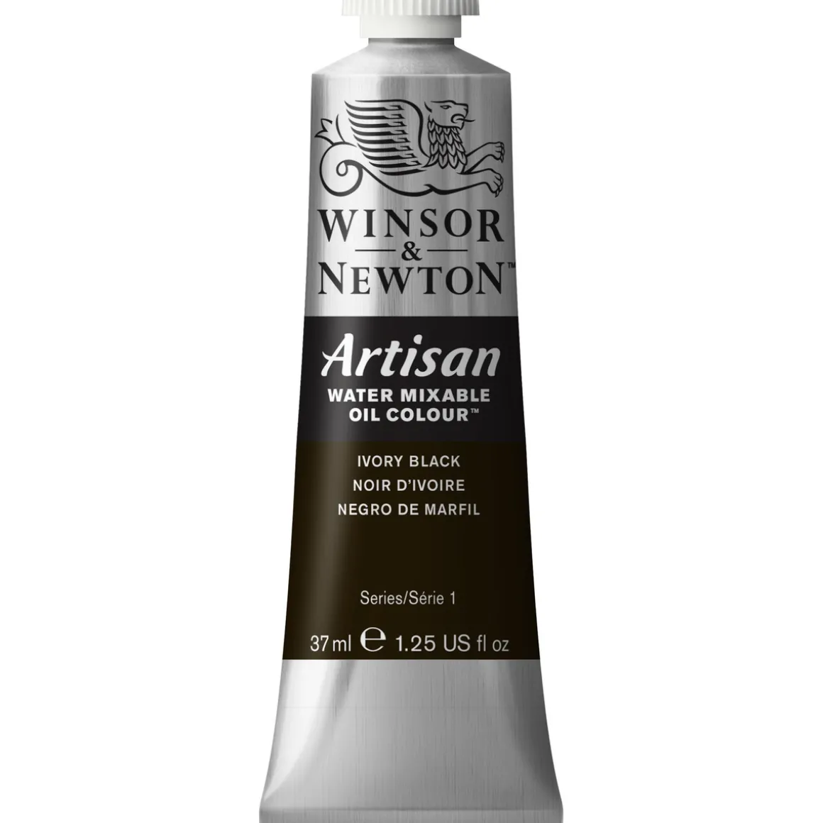 Winsor & Newton Artisan vannløselig oljemaling 37 ml Ivory Black 331
