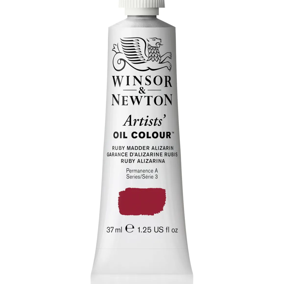 Winsor & Newton Artists" Oil Colour 37 ml – Ruby Madder Alizarin 411