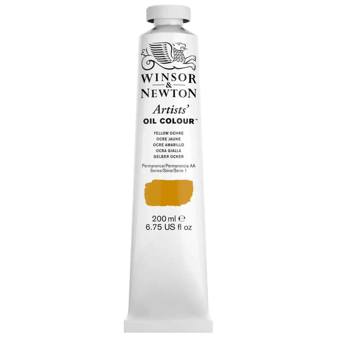 Winsor & Newton Artists' oljemaling 200 ml Yellow ochre 744