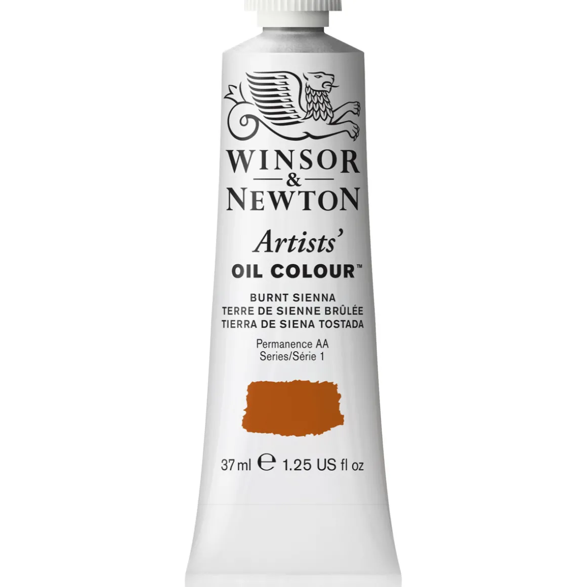 Winsor & Newton Artists' oljemaling 37 ml Burnt Umber 076