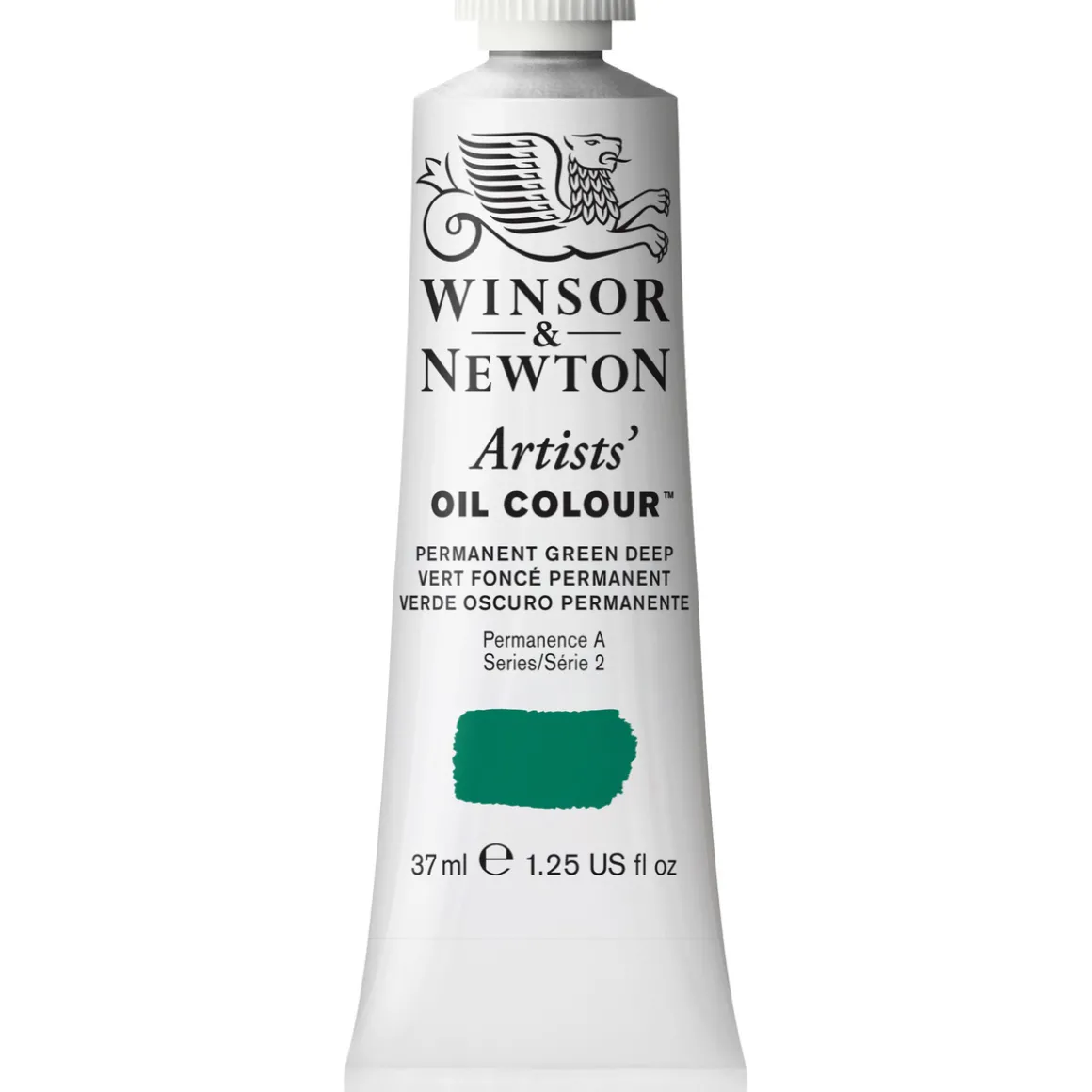 Winsor & Newton Artists' oljemaling 37 ml Permanent Green Deep 482
