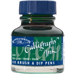 Winsor & Newton Calligraphy Ink, Transparent 30 ml Green 289