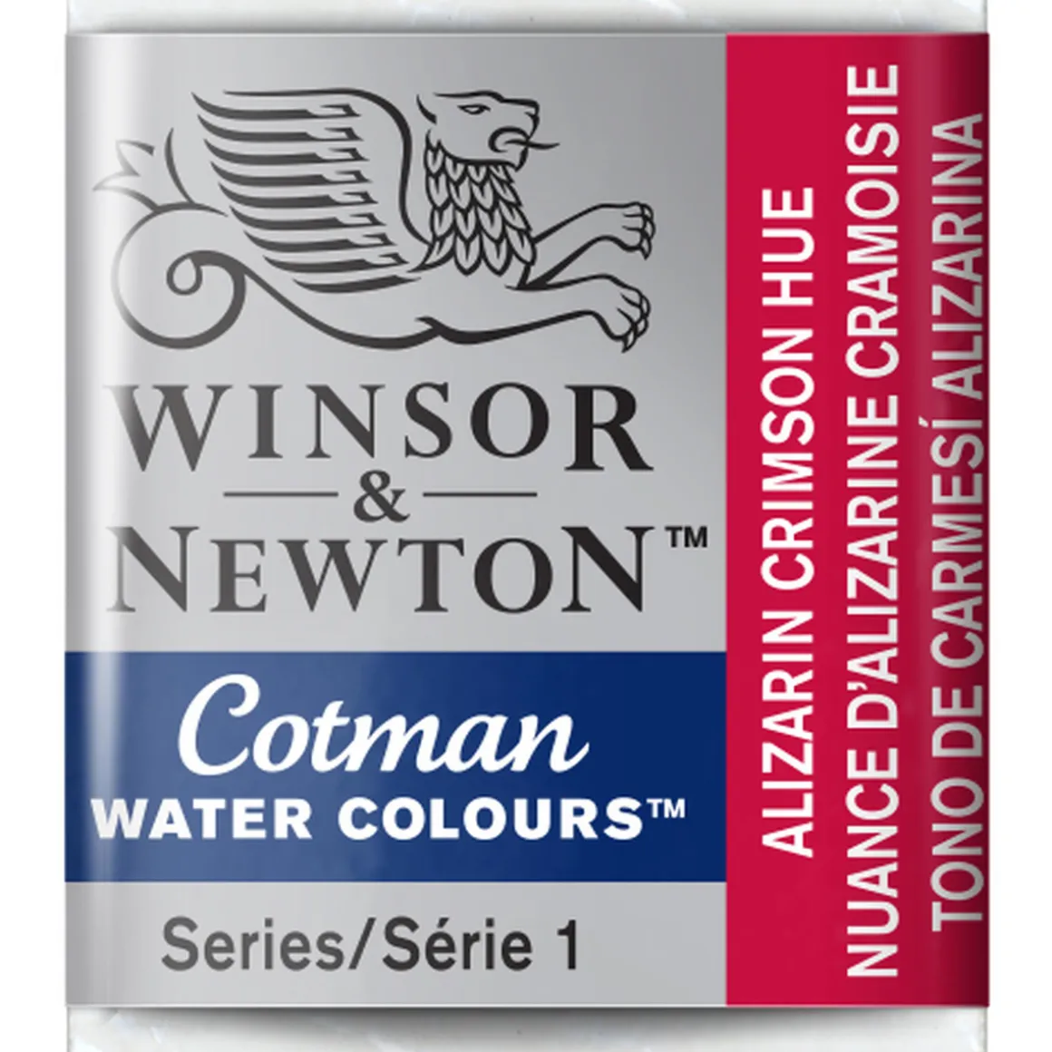 Winsor & Newton Cotman akvarellmaling halvkopp – Alizarine Crimson Hue 003