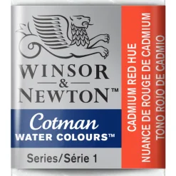 Winsor & Newton Cotman akvarellmaling halvkopp – Cadmium Red Hue 095