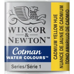 Winsor & Newton Cotman akvarellmaling halvkopp – Cadmium Yellow Hue 109
