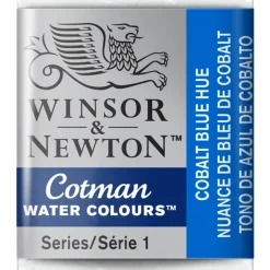 Winsor & Newton Cotman akvarellmaling halvkopp – Cobalt Blue Hue 179