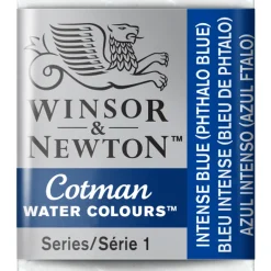 Winsor & Newton Cotman akvarellmaling halvkopp – Intense Blue 327