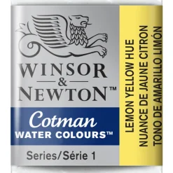Winsor & Newton Cotman akvarellmaling halvkopp – Lemon Yellow Hue 346