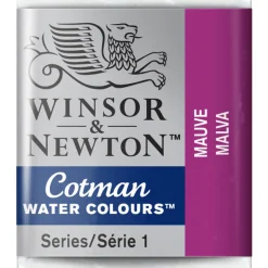 Winsor & Newton Cotman akvarellmaling halvkopp – Mauve 398