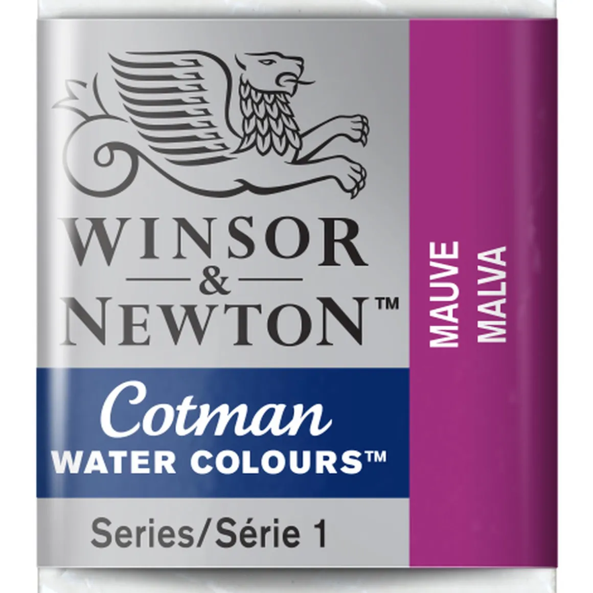 Winsor & Newton Cotman akvarellmaling halvkopp – Mauve 398